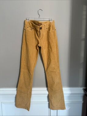 Arden B Mustard Corduroy Bootcut Jeans